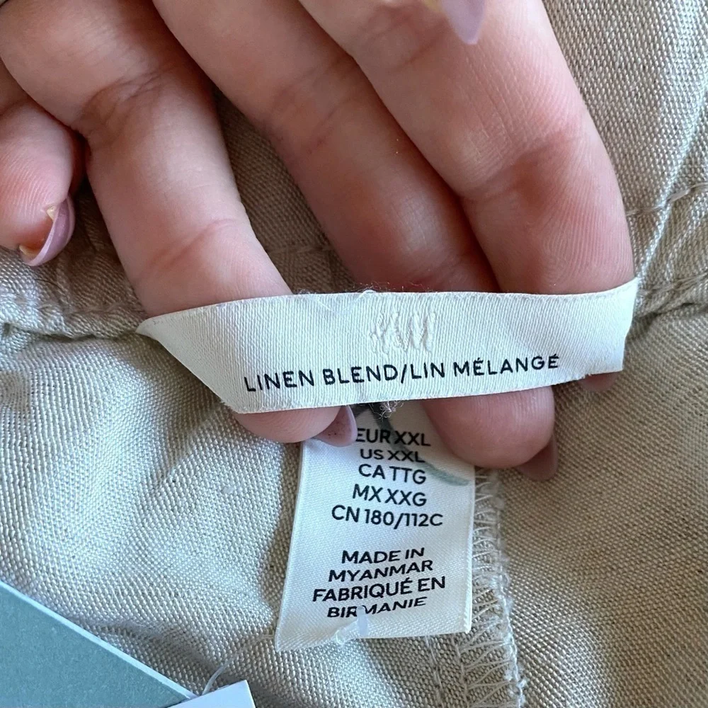 H&M linen blend